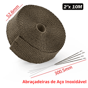 Fita / Manta Térmica para Escapes e Coletores