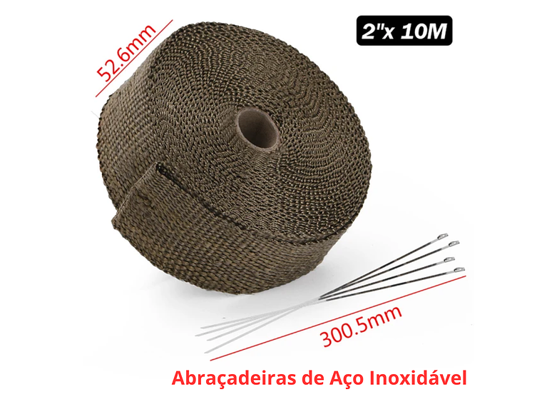 Fita / Manta Térmica para Escapes e Coletores 2