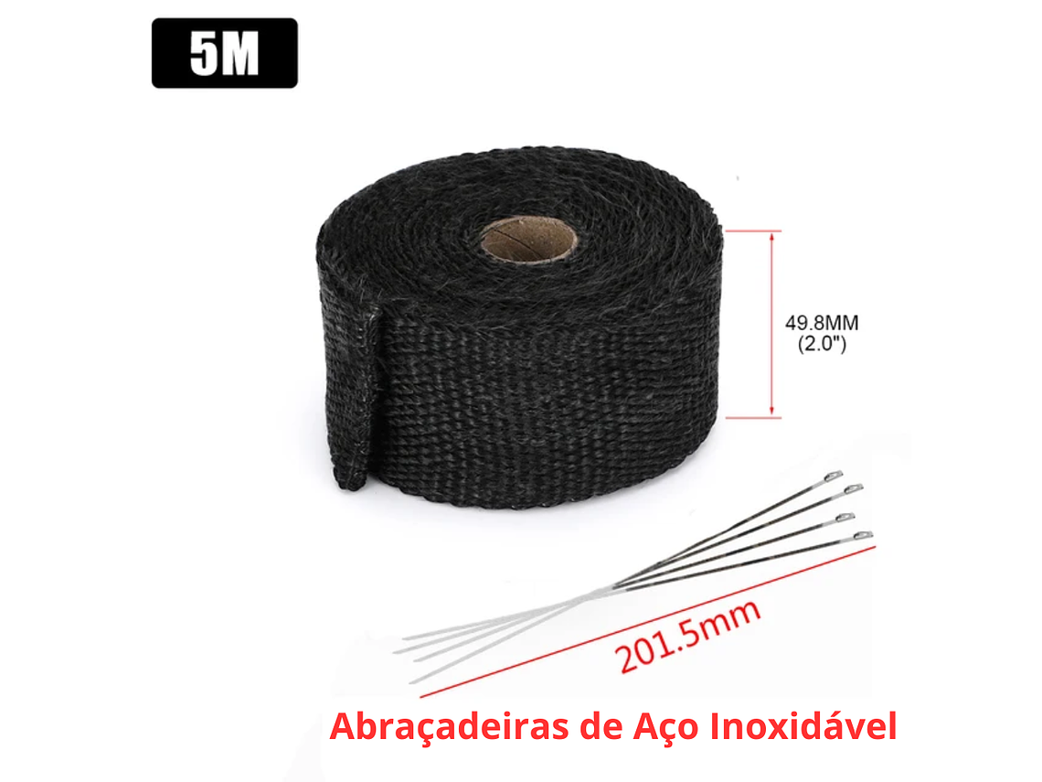 Fita / Manta Térmica para Escapes e Coletores 3