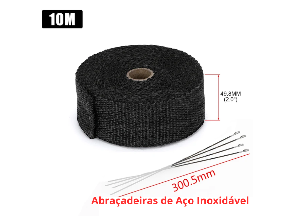 Fita / Manta Térmica para Escapes e Coletores 4