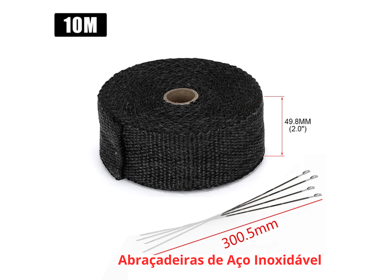 Fita / Manta Térmica para Escapes e Coletores 4