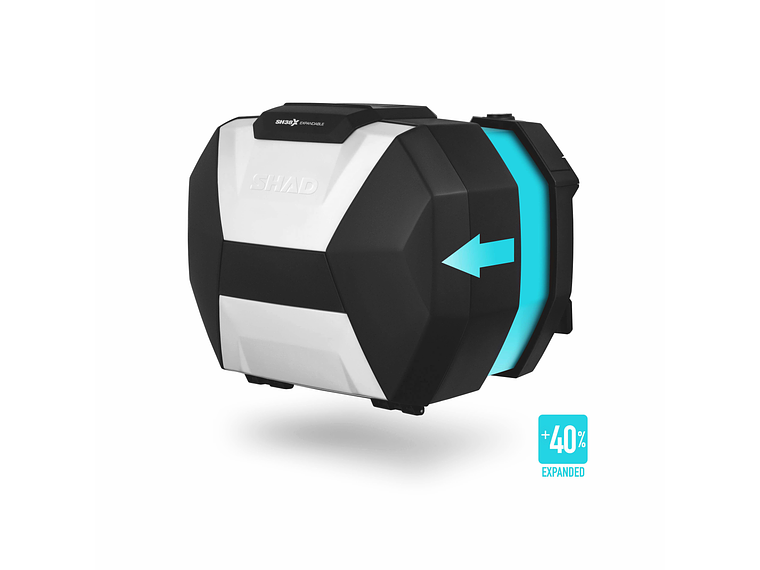 Malas Laterais Expansíveis SHAD SH38X (Alumínio)  2