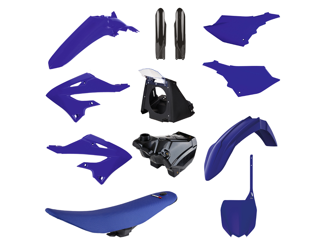 Kit Plásticos Yamaha YZ125/250 (02-21) Restyling 2022 Cor OEM 1