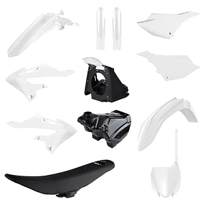 Kit Plásticos Yamaha YZ125/250 (02-21) Restyling 2022 Cor Branco 
