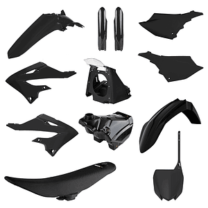 Kit Plásticos Yamaha YZ125/250 (02-21) Restyling 2022 Cor Preto 
