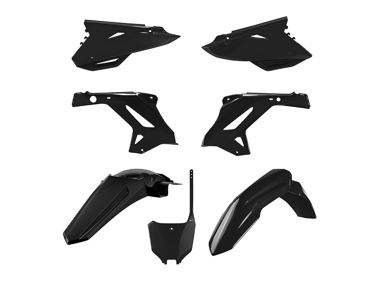 Kit Plásticos Honda CR 125/250 (00-01) Restyling 2023 (Preto)  1