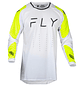 Camisola MX Fly Racing Evolution Dst (Branco/Neon) - Thumbnail 1