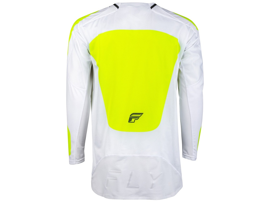 Camisola MX Fly Racing Evolution Dst (Branco/Neon) 2