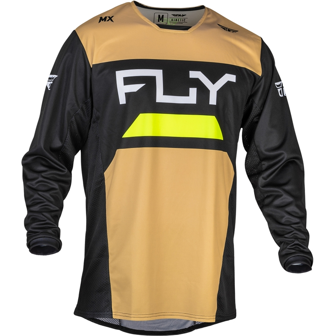 Camisola Fly Racing Kinetic Reload Jersey (Preto/Amarelo) 1