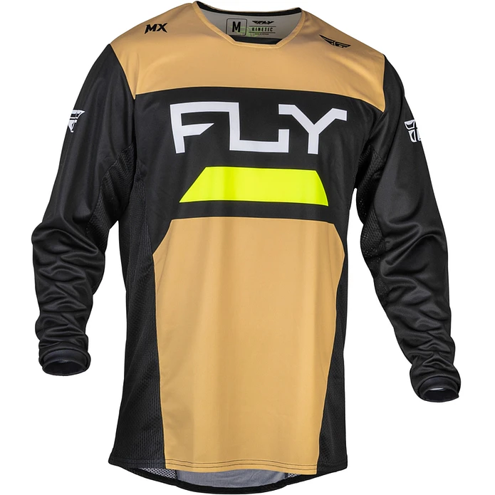 Camisola Fly Racing Kinetic Reload Jersey (Preto/Amarelo) 1