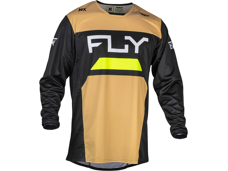 Camisola Fly Racing Kinetic Reload Jersey (Preto/Amarelo) 1