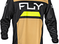 Camisola Fly Racing Kinetic Reload Jersey (Preto/Amarelo) - Thumbnail 1