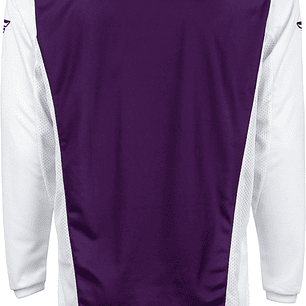 Camisola Fly Racing Kinetic Reload Jersey (Roxo/Branco)