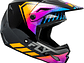 Capacete Fly Racing Kinetic Menace (Preto/Sunrise)  - vignette 4