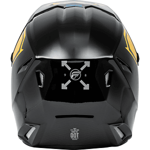 Capacete Fly Racing Kinetic Menace (Preto/Sunrise) 