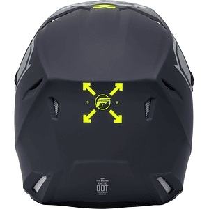 Capacete FLY RACING Kinetic Menace (Cinza Mate) 