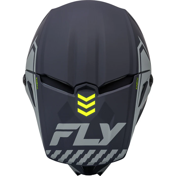 Capacete FLY RACING Kinetic Menace (Cinza Mate)  3