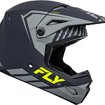 Capacete FLY RACING Kinetic Menace (Cinza Mate) 