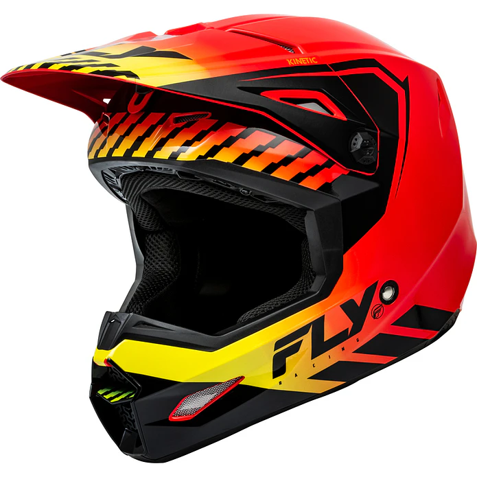 Capacete FLY RACING Kinetic Menace (Cinza Mate)  1