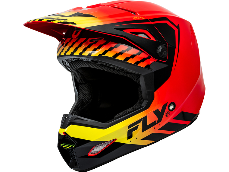 Capacete FLY RACING Kinetic Menace (Cinza Mate)  1