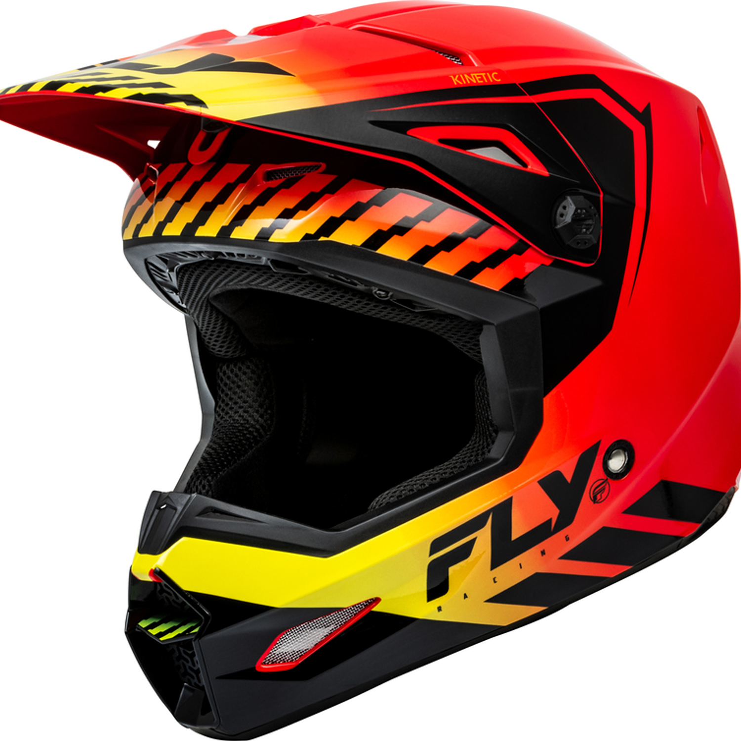 Capacete FLY RACING Kinetic Menace (Cinza Mate)  1