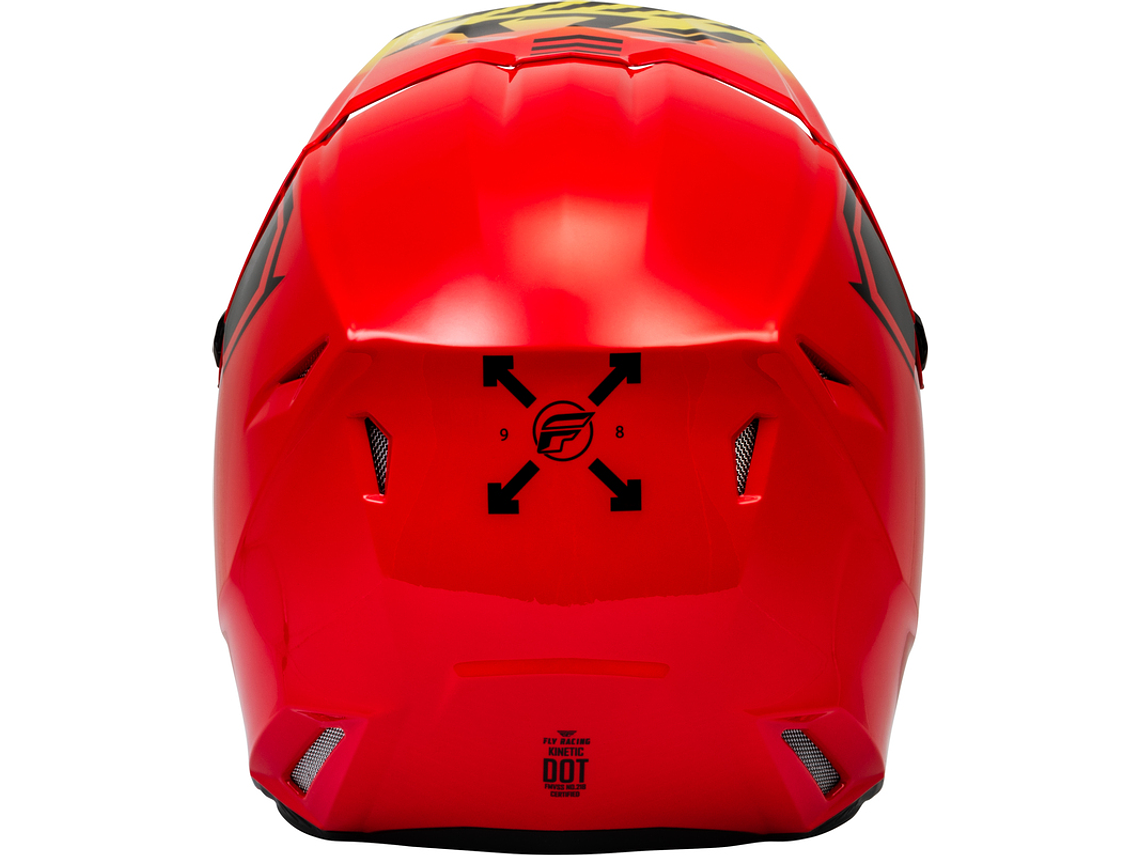 Capacete FLY RACING Kinetic Menace (Cinza Mate)  2