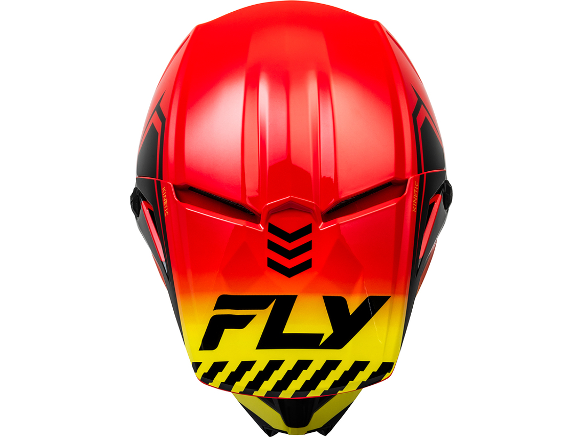 Capacete FLY RACING Kinetic Menace (Cinza Mate)  3