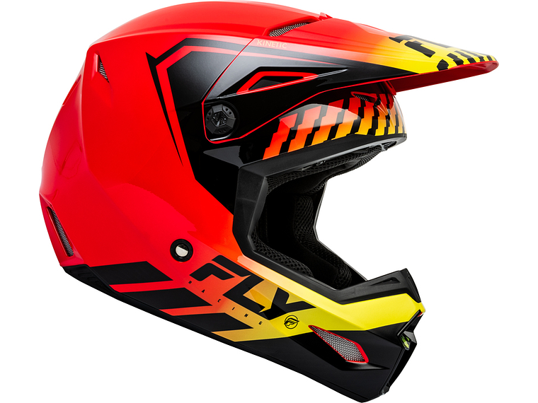 Capacete FLY RACING Kinetic Menace (Cinza Mate)  4