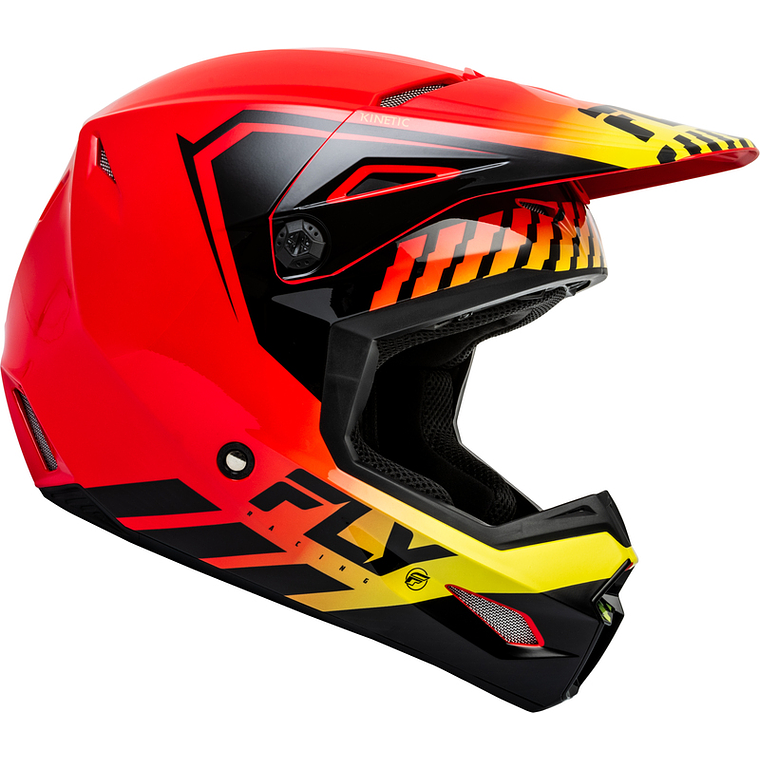 Capacete FLY RACING Kinetic Menace (Cinza Mate)  4