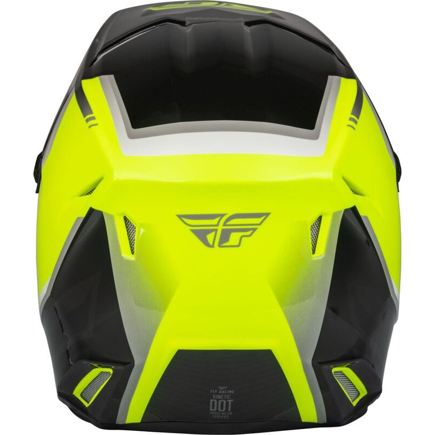 Capacete Fly Racing Kinetic Vision (Amarelo Fluo)  2