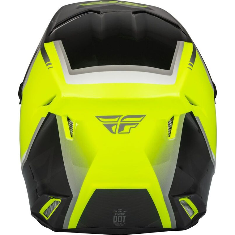 Capacete Fly Racing Kinetic Vision (Amarelo Fluo)  2