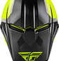 Capacete Fly Racing Kinetic Vision (Amarelo Fluo)  - Thumbnail 3