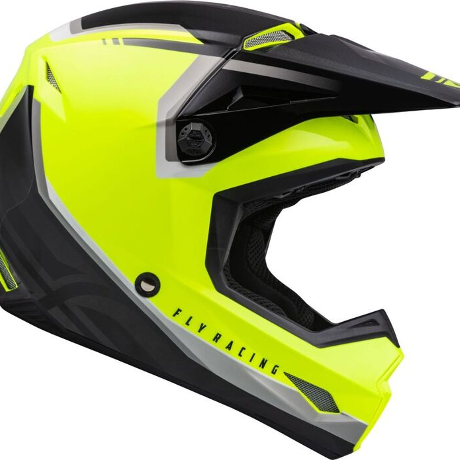 Capacete Fly Racing Kinetic Vision (Amarelo Fluo)  4