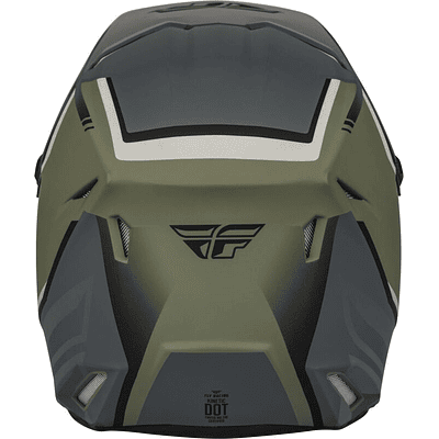 Capacete Fly Racing Kinetic Vision (Verde/Cinza) 