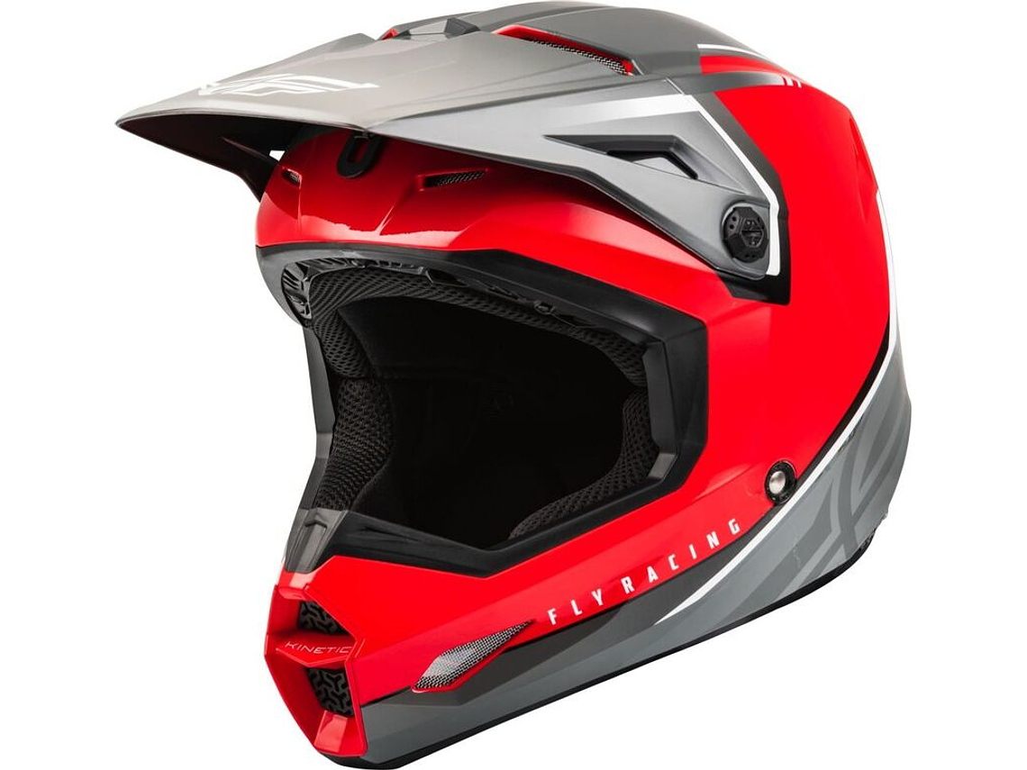 Capacete Fly Racing Kinetic Vision (Vermelho)  1