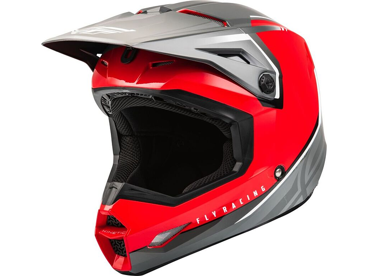 Capacete Fly Racing Kinetic Vision (Vermelho)  1