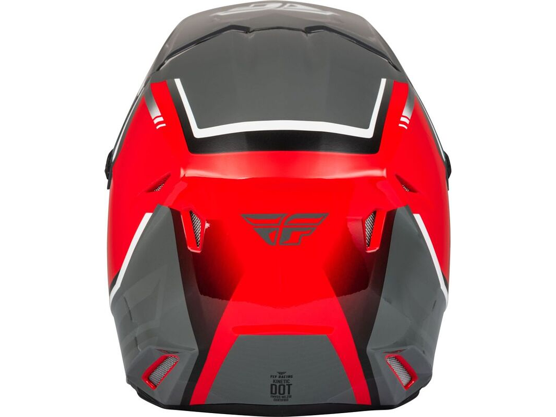 Capacete Fly Racing Kinetic Vision (Vermelho)  2