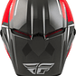 Capacete Fly Racing Kinetic Vision (Vermelho)  - Miniatura 3