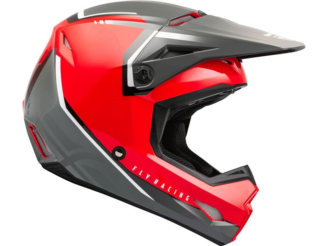 Capacete Fly Racing Kinetic Vision (Vermelho)  4