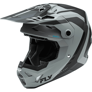 Capacete Fly Racing Formula CP Krypton (Preto/Cinza)