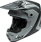 Capacete Fly Racing Formula CP Krypton (Preto/Cinza) - Thumbnail 1