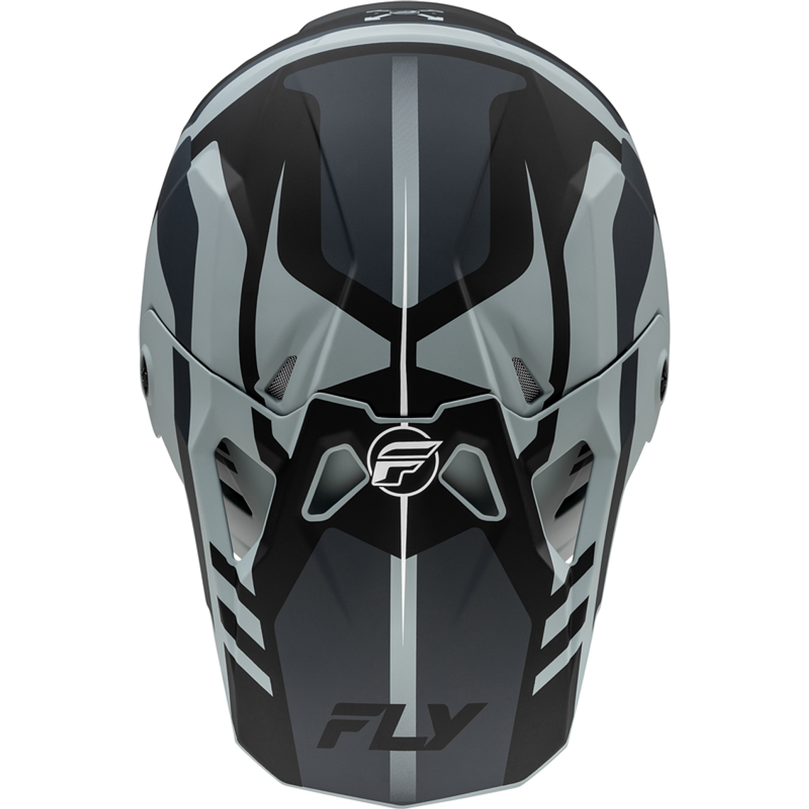 Capacete Fly Racing Formula CP Krypton (Preto/Cinza) 3
