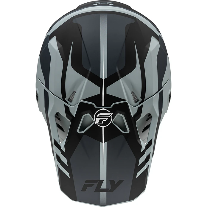 Capacete Fly Racing Formula CP Krypton (Preto/Cinza) 3