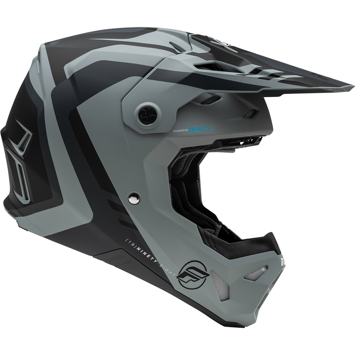 Capacete Fly Racing Formula CP Krypton (Preto/Cinza) 4