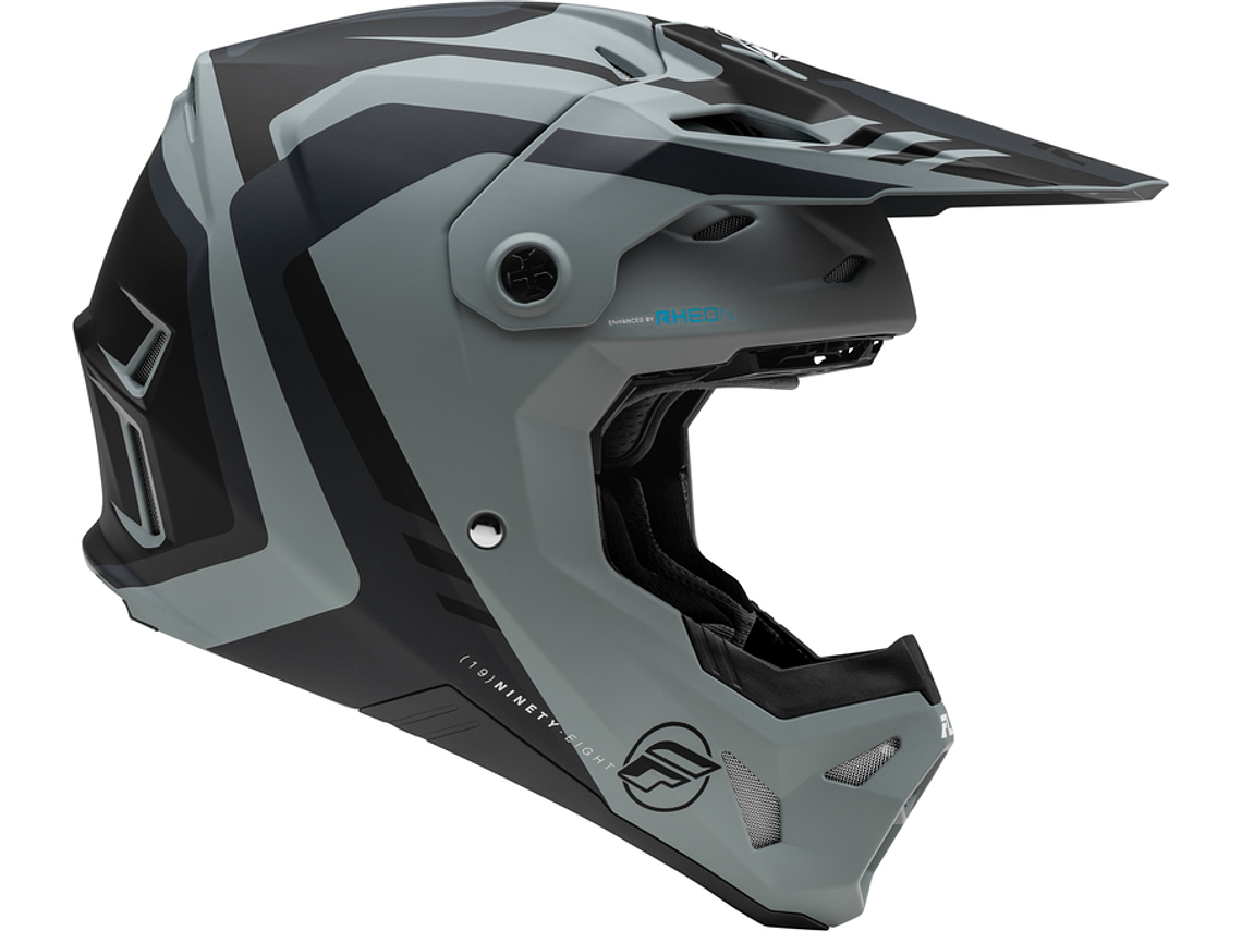 Capacete Fly Racing Formula CP Krypton (Preto/Cinza) 4