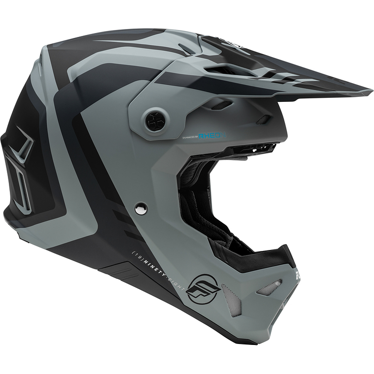 Capacete Fly Racing Formula CP Krypton (Preto/Cinza) 4