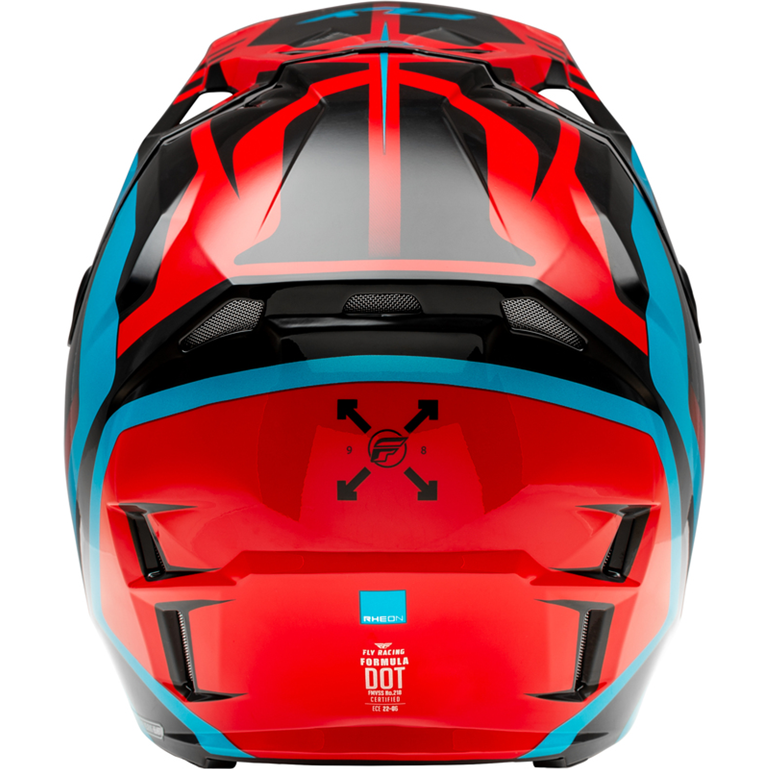 Capacete Fly Racing Formula CP Krypton (Vermelho/Preto/Azul)  2