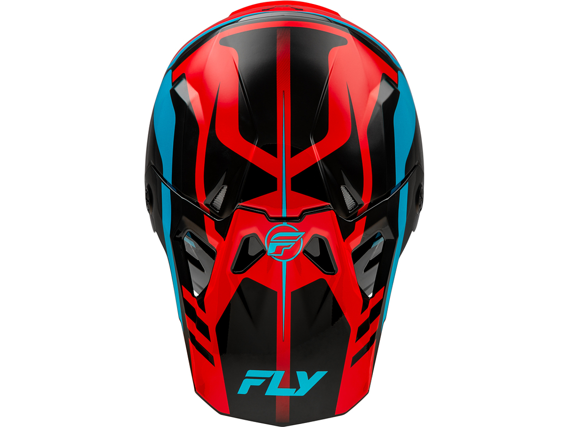 Capacete Fly Racing Formula CP Krypton (Vermelho/Preto/Azul)  3