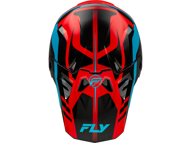 Capacete Fly Racing Formula CP Krypton (Vermelho/Preto/Azul)  3