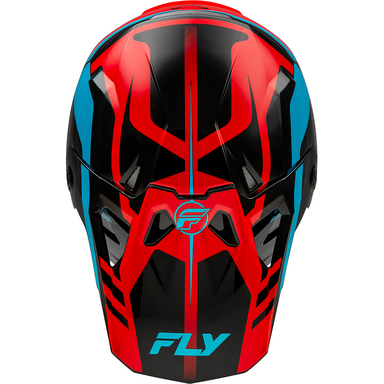 Capacete Fly Racing Formula CP Krypton (Vermelho/Preto/Azul)  3